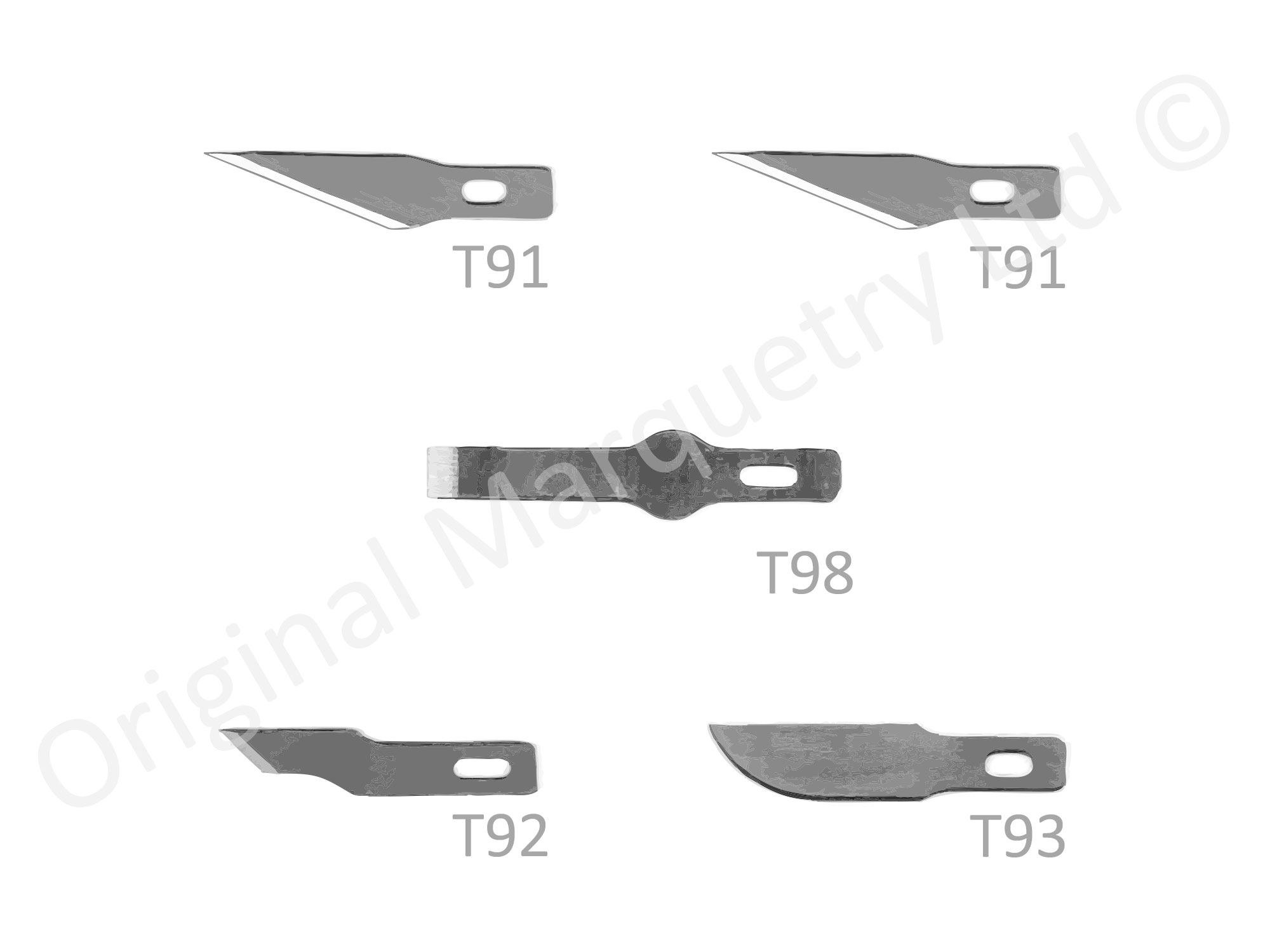 Assorted Blades - Small Fitment - T100