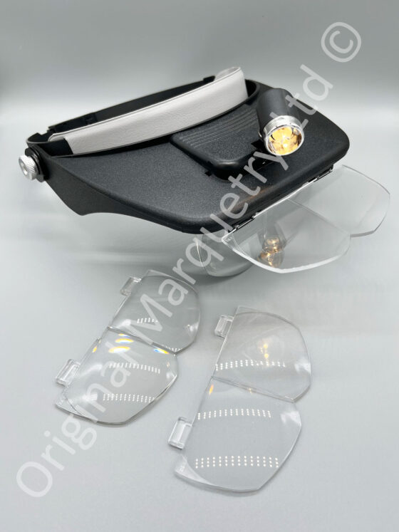 Headband Magnifier - With Directional Light & 4 Lenses - T180 - Image 2