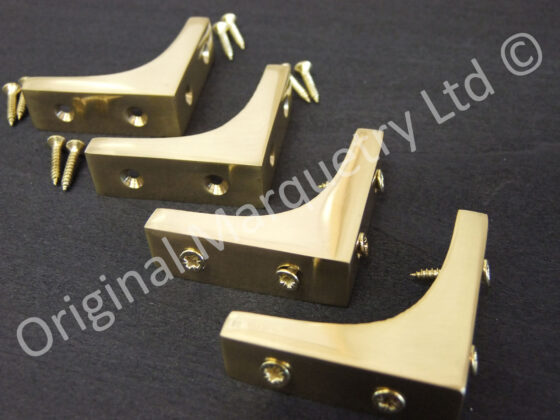 Solid Brass Chest Corners - 51 x 51mm - FB23