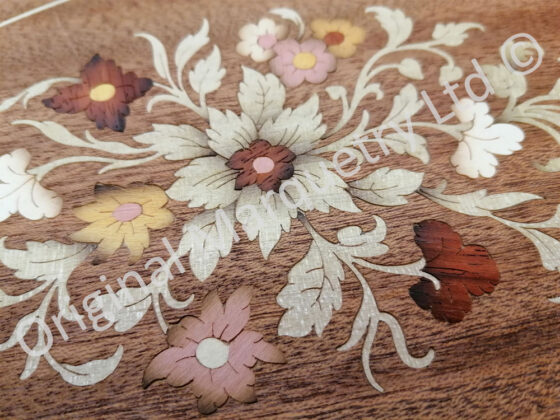 Marquetry Floral Panels - M35 - Image 2