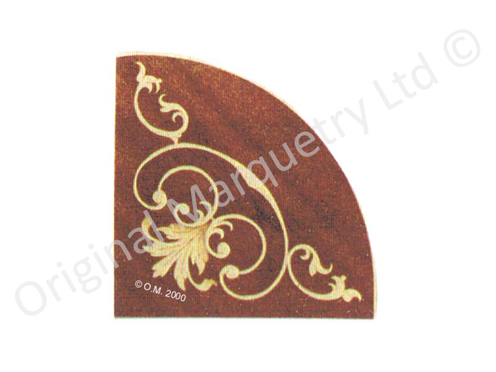 Marquetry Corner Inlay Motif Panels - M43