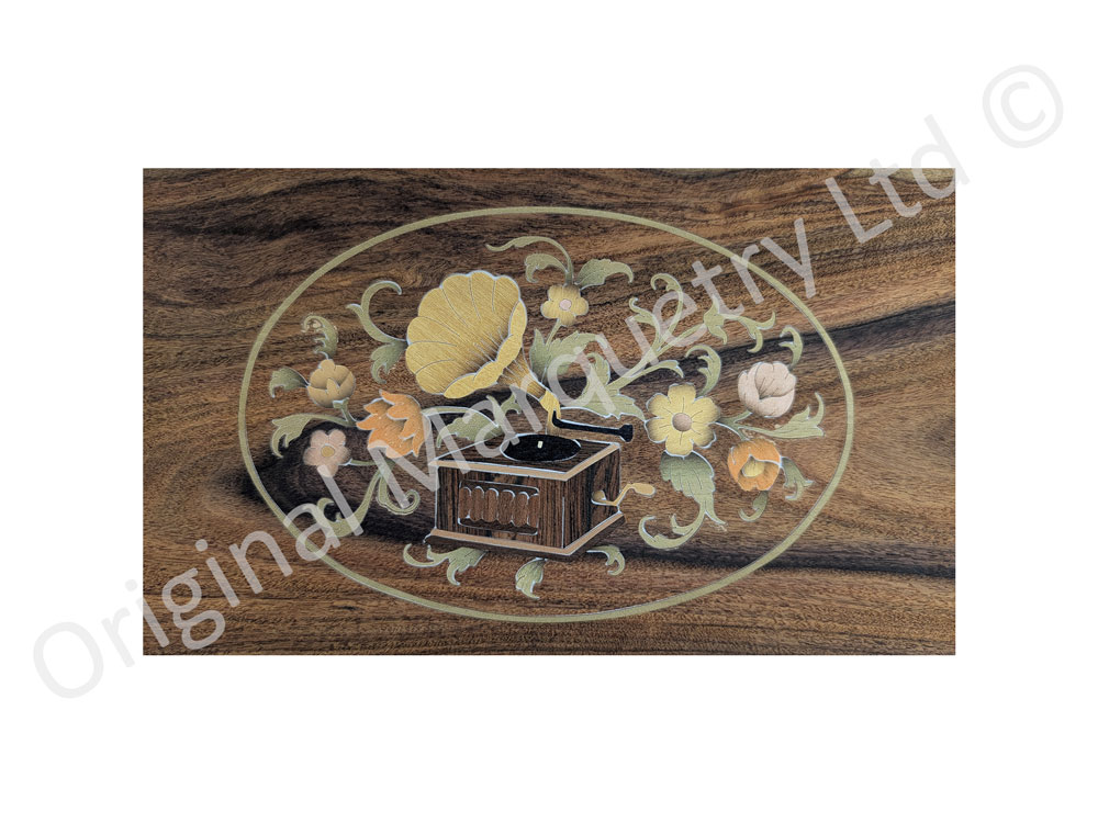 Marquetry Gramophone Panels - M8