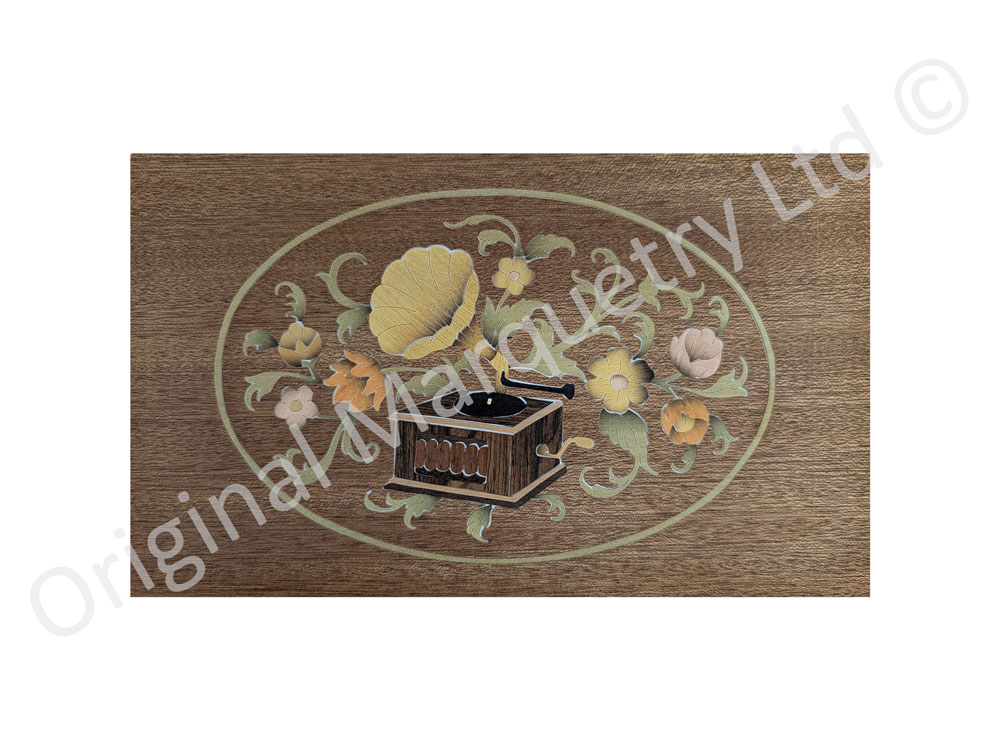 Marquetry Gramophone Panels - M8 - Image 2