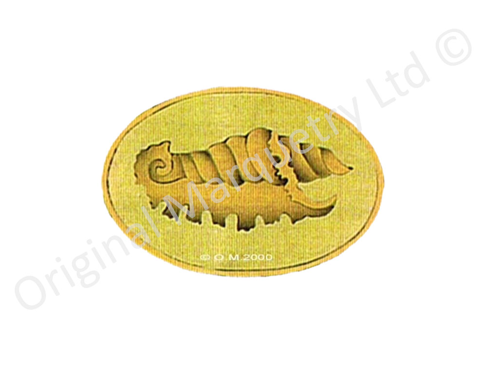 Inlay Marquetry Oval Shells - A27