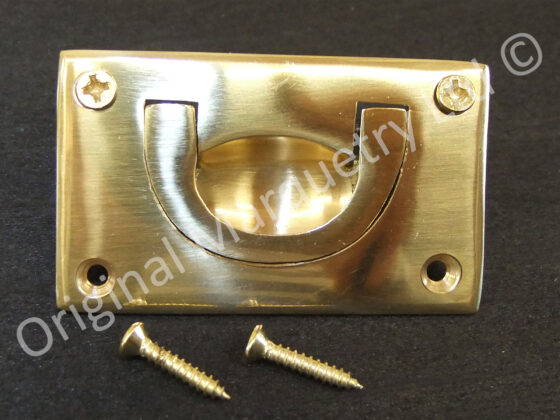 Solid Brass Military Handles - 70 x 42mm - FB20