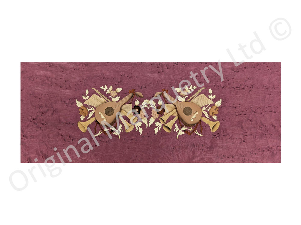 Marquetry Mandolin Panels - M64S