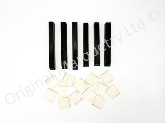 Reclaimed Piano Keys - Faux Ivory (PVC) & Ebony