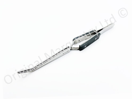 Self Closing Tweezers Curved with Insulated Handles - T152