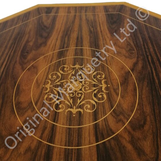 Octagonal Marquetry Tabletop - Image 3