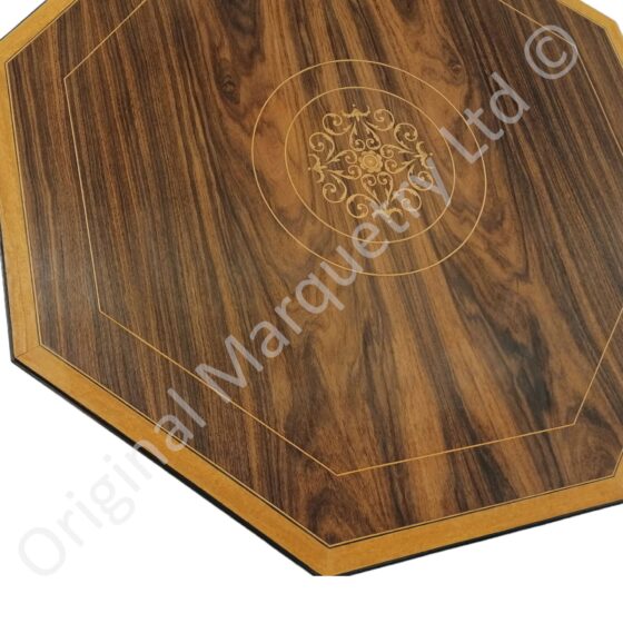 Octagonal Marquetry Tabletop - Image 5