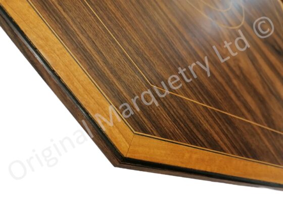 Octagonal Marquetry Tabletop - Image 4