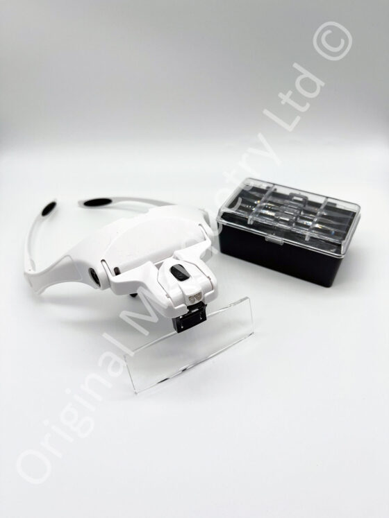 Headband Magnifier - With 2 LED Light & 5 Detachable Lenses - T269 - Image 2