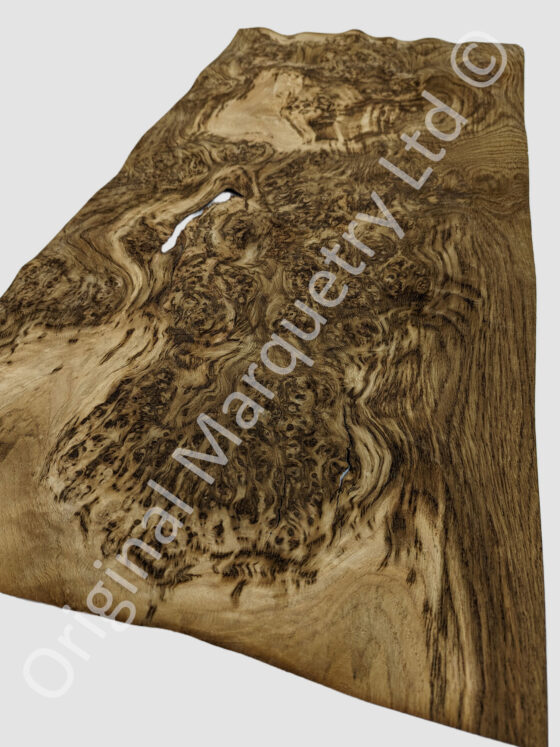 Brown Burr Oak Wood Veneer