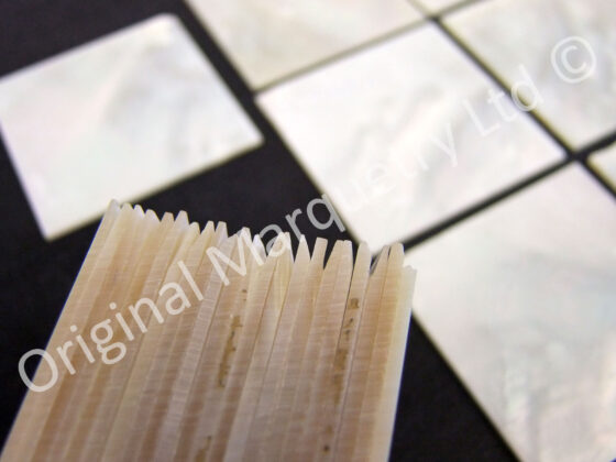 White Mother of Pearl Blanks - 50 x 50 x 1.5mm - Image 3