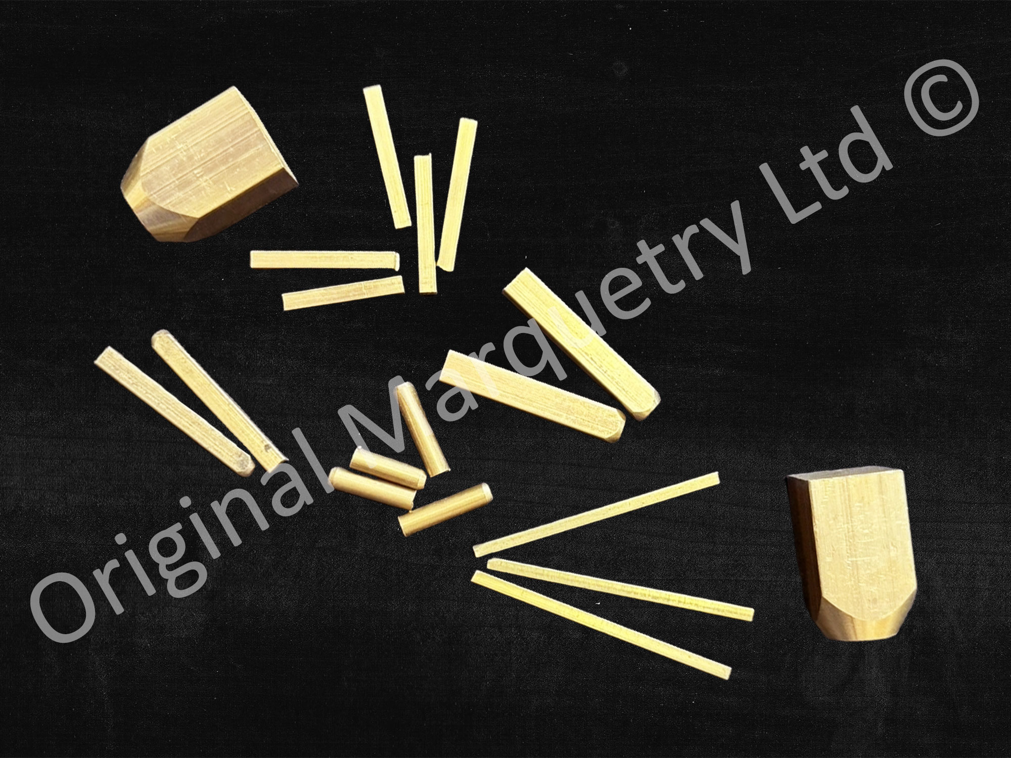 Inlay Brass Strips - Samples