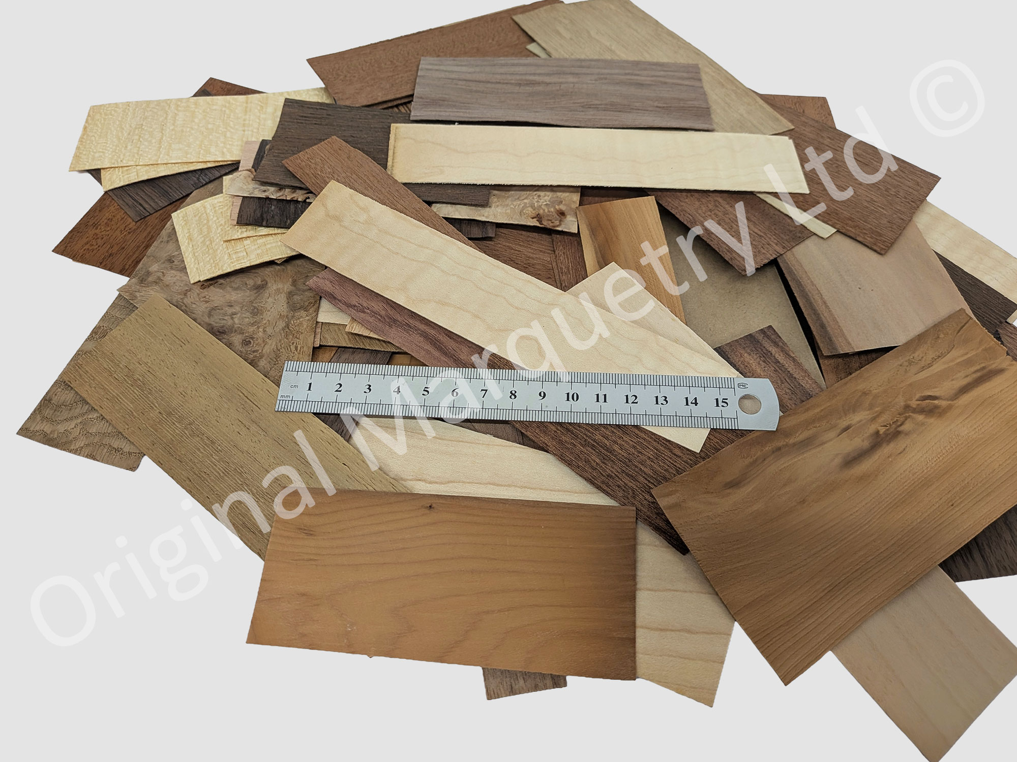 Dolls House Wood Veneer Packs - Off Cuts - 100g - Image 3
