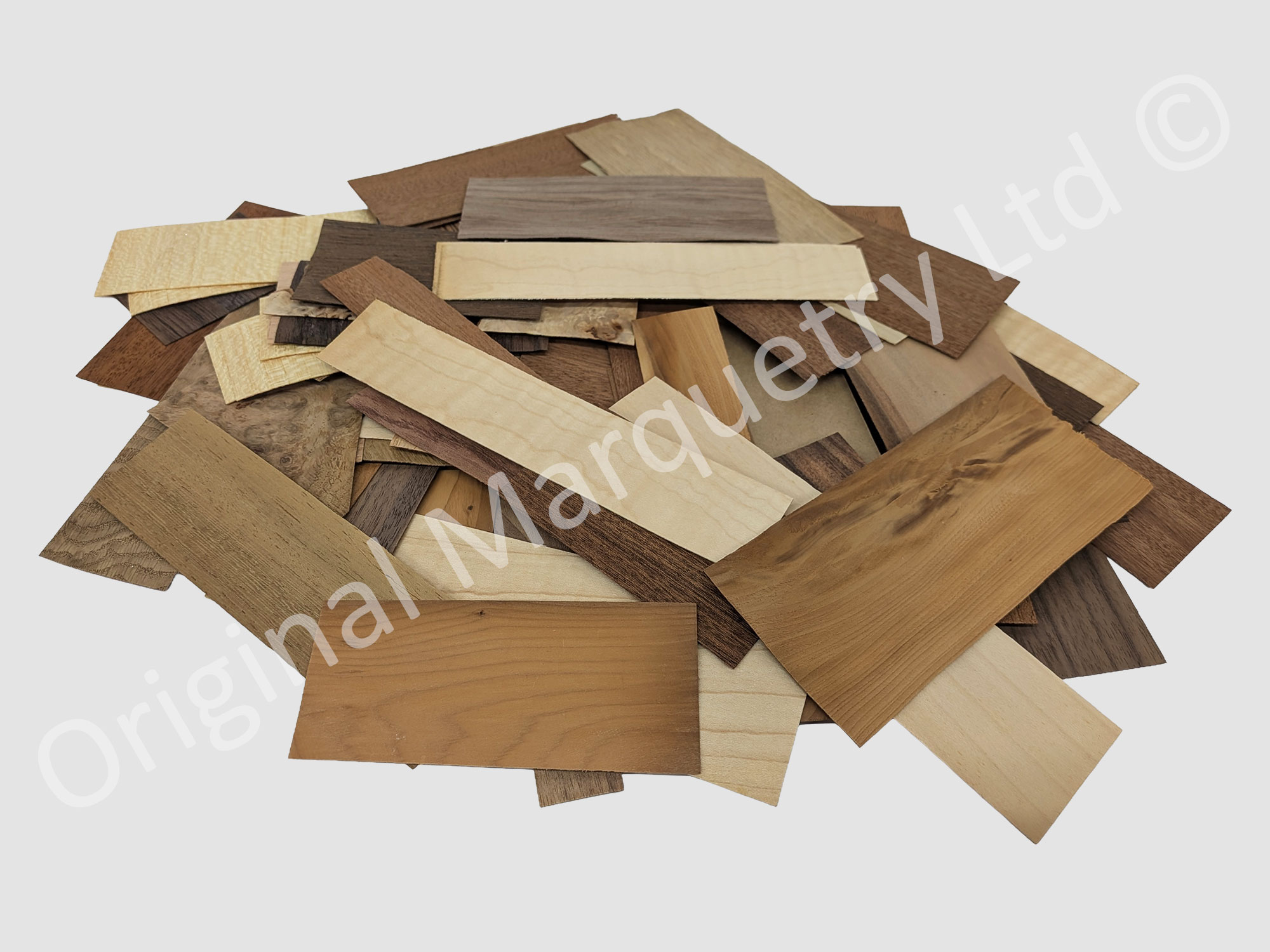 Dolls House Wood Veneer Packs - Off Cuts - 100g - Image 2