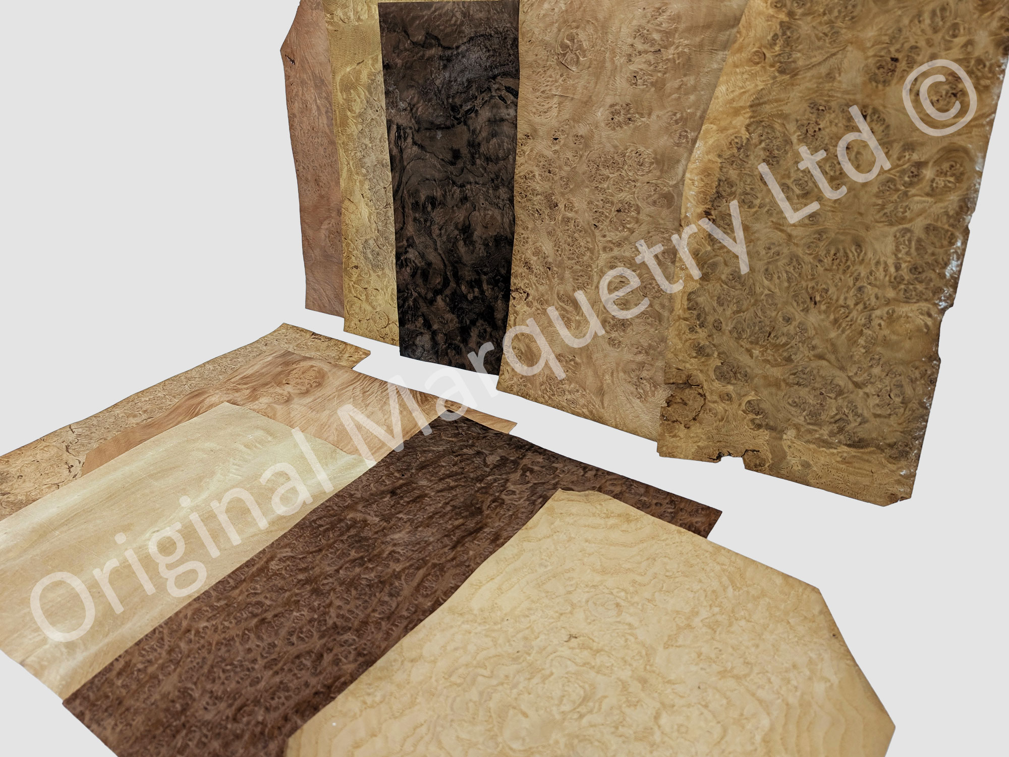 Luxury Burr Wood Veneer Packs - 10 Leaves - Image 4